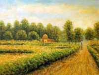 Imran Zaib, 25 x 32 Inch,  Oil on Canvas,  Landscape Painting,  AC-IZ-003